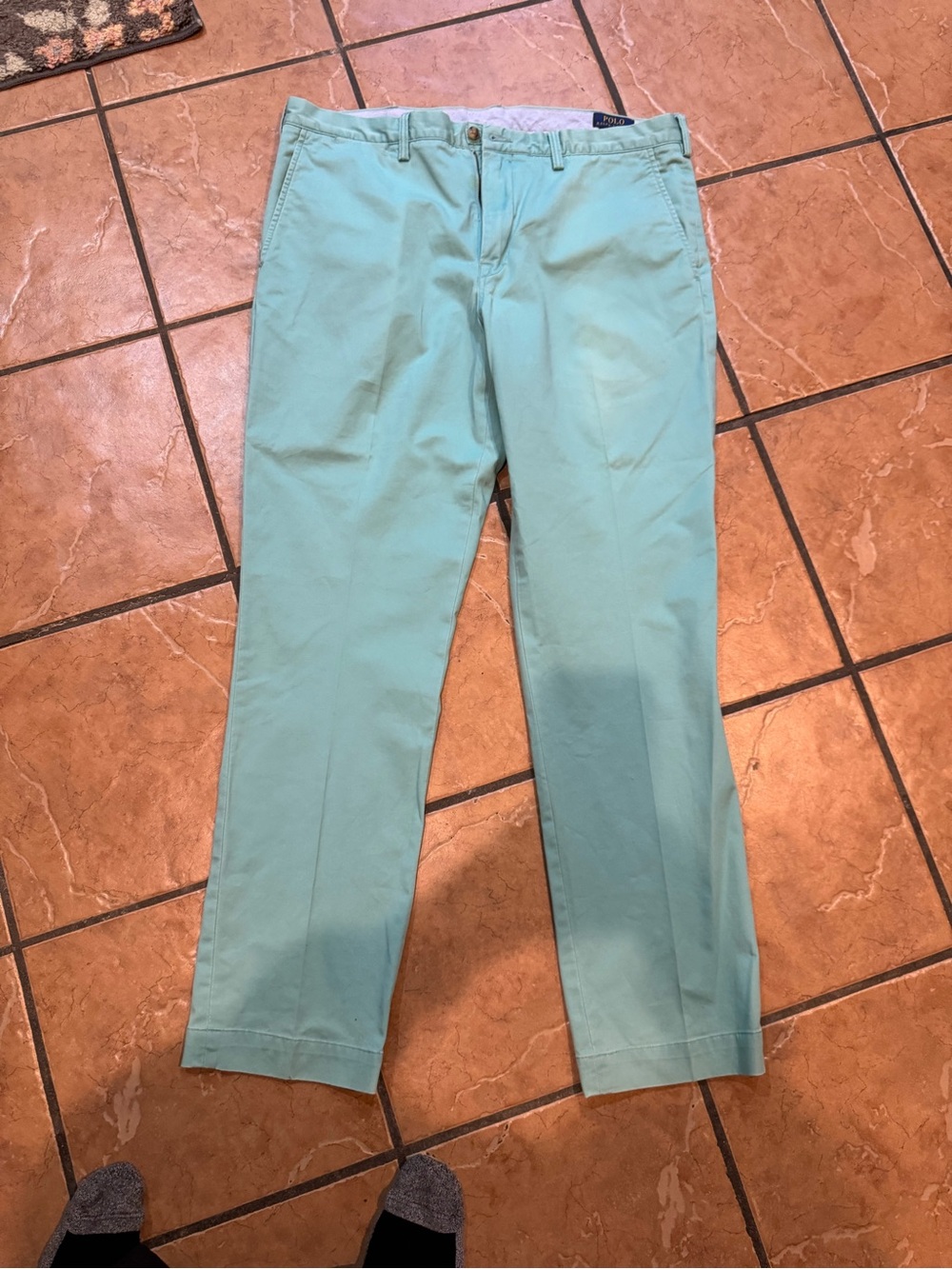 Ralph Lauren Men's Chino Pants in Aqua